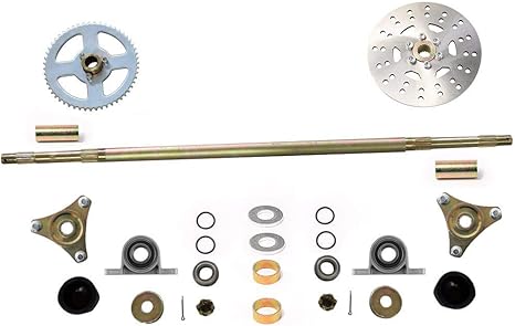 Amazon Com Wphmoto Rear Axle Shaft Assembly Kit With Sprocket