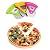 Pizza Cutter, Newness Mini Pizza Cutter and Wheel with Plastic Handle, Handheld Pizza Cutter Wheel with Stainless Steel Blade for Home, Pizza Lovers