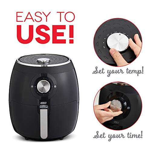 DASH Deluxe Electric Air Fryer + Oven Cooker with Temperature Control