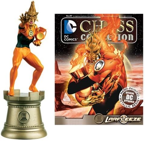 Eaglemoss Publications DC Superhero Larfleeze Black Rook Chess Piece and Magazine