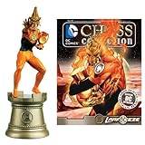 DC Superhero Larfleeze Black Rook Chess Piece with Collector Magazine