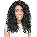 Janet Collection Human Hair Blend Wig Brazilian Scent Lace Rain (1B)