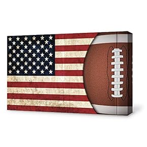 Canvas Wall Art for Living Room,Bedroom Home Artwork Paintings Super Bowl Ready to Hang - 12x18 inches