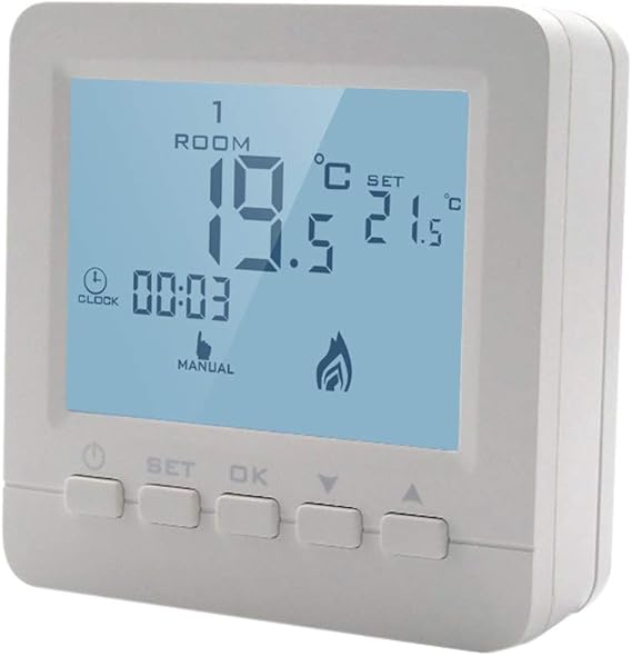Haia7k4k Thermostat programmable pour chaudière à gaz Amazon.fr
