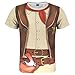 Funny World Men's Western Cowboy Halloween T-Shirts