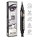Double-Sided Winged Liquid Eyeliner Stamp by Tatyana Naturals (10mm, Matte Black) Smudge-Proof, Waterproof, Create Perfectly Identical Wings for Your Cat Eye Makeup
