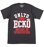 Ecko Unltd. Seven Deuces Crew Mens Shirt (Heathered Charcoal, Medium)