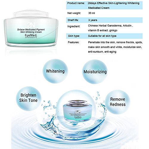 28days Face Skin Whitening Cream Skin Lightening AntiSunburn Anti