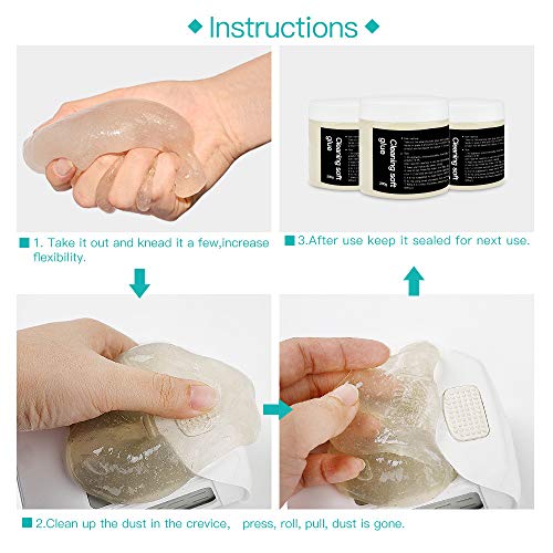 Remove Dust Gel Reusable Soft Peel Away Cleaning Gel Dust Wiper Cleaner for DJI RC Drone Quadcopter - Thumbnail 2