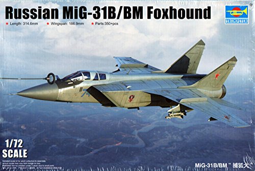 TRP01680 1:72 Trumpeter Russian MiG-31B/BM Foxhound [MODEL BUILDING KIT]