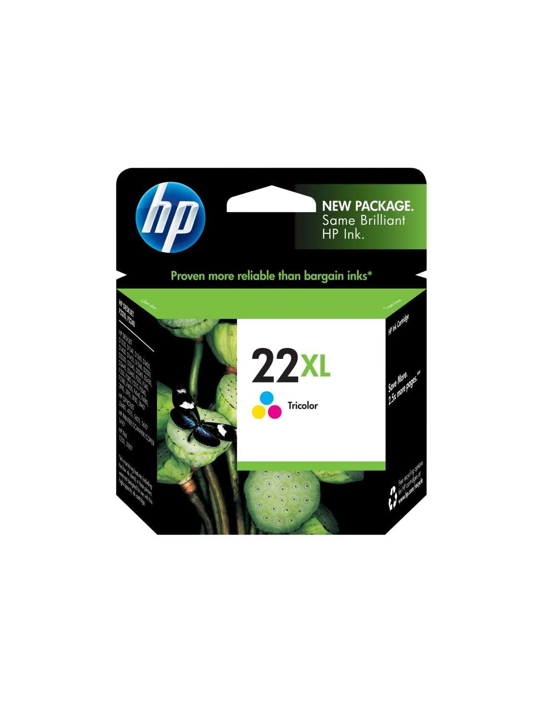 HP C9352CE 22XL High Yield Original Ink Cartridge, Tri-Colour, Single Pack