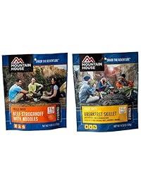 Mountain House Beef Stroganoff con fideos y casa d