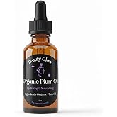 Organic Plum Oil Cold Pressed for Face Anti-Aging Facial Moisturizer Plumping Miracle Serum Natural Skincare Beauty Glow Antioxidant 1 Fl Oz/30mL
