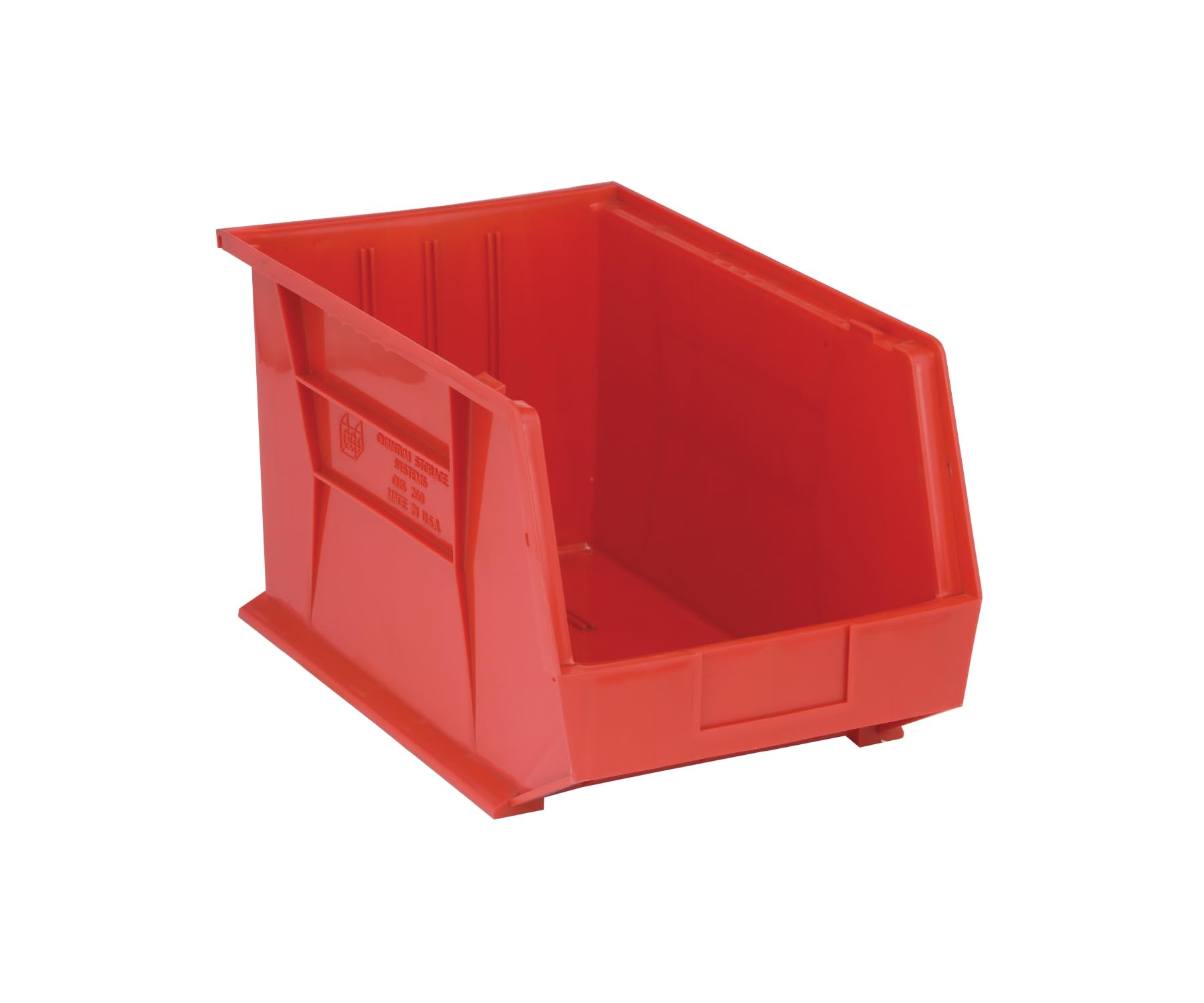 Quantum QUS260RD Red Ultra Stack and Hang Bin, 18" x 11" x 10" Size (Pack of 4)