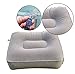 Genmine Foot Rest Cushion, Footrest Pad Stool Pillow Air Travel Home Relax Inflatable Footrest Portable Pad Reduce DVT Risk on Airplanes Flights