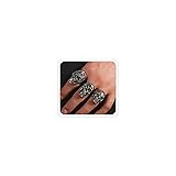 LKingel Punk Gothic Rings for Men Women Chunky