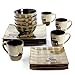16 Piece Roaming Elk Stoneware Dinnerware Set w/ Mugs, Plates & Bowls. PERFECT FOR ANY CABIN ON SALE NOW