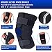Knee Brace for Women Men,T Timtabo Hinged Knee Brace Support for Knee Stabilizer, Neoprene Knee Support Wrap for Arthritis,Athletic Leg Brace for Sports Trauma,Sprains,Pain Recovery-NEW 4XL
