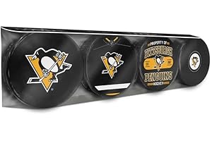 Pittsburgh Penguins Officially Licensed 4-Pack Hockey Puck Collection