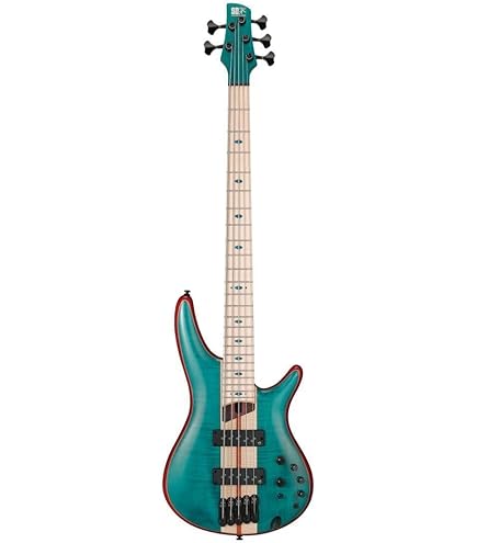 Amazon.com: Ibanez SR305EDX 5-string Bass Guitar - Cosmic Blue