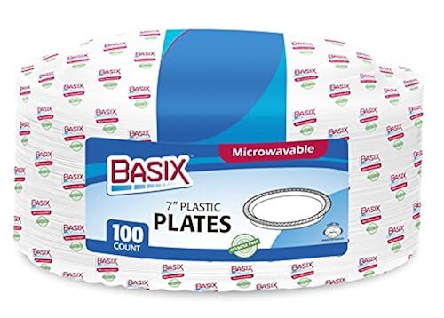 800 Count Disposable 7 Inch White Plastic Plates＿並行輸入品 PLASTICPRO 800 Count Disposable 7 Inch White Plastic Plates 7 inch