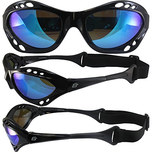 Three Pair Birdz Seahawk Polarized Sunglasses Floating Jet Ski Goggles