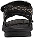 Skechers USA Men's Bravelen Drito Flat Sandal,Black,11 M US