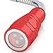 Telescopic Flex-Head LED Flashlight with Extendable Head - Magnetic Pick up Tool (Red)
