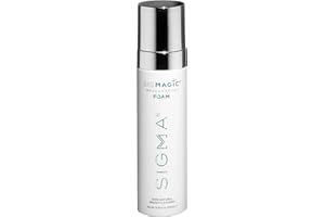 Sigma Beauty Sigmagic Foam Makeup Brush Shampoo – Makeup Brush Cleaner Solution with Professional Grade Formula to Remove Makeup Residue and Build Up on Makeup Brushes & Makeup Sponges (6.76 FL Oz)