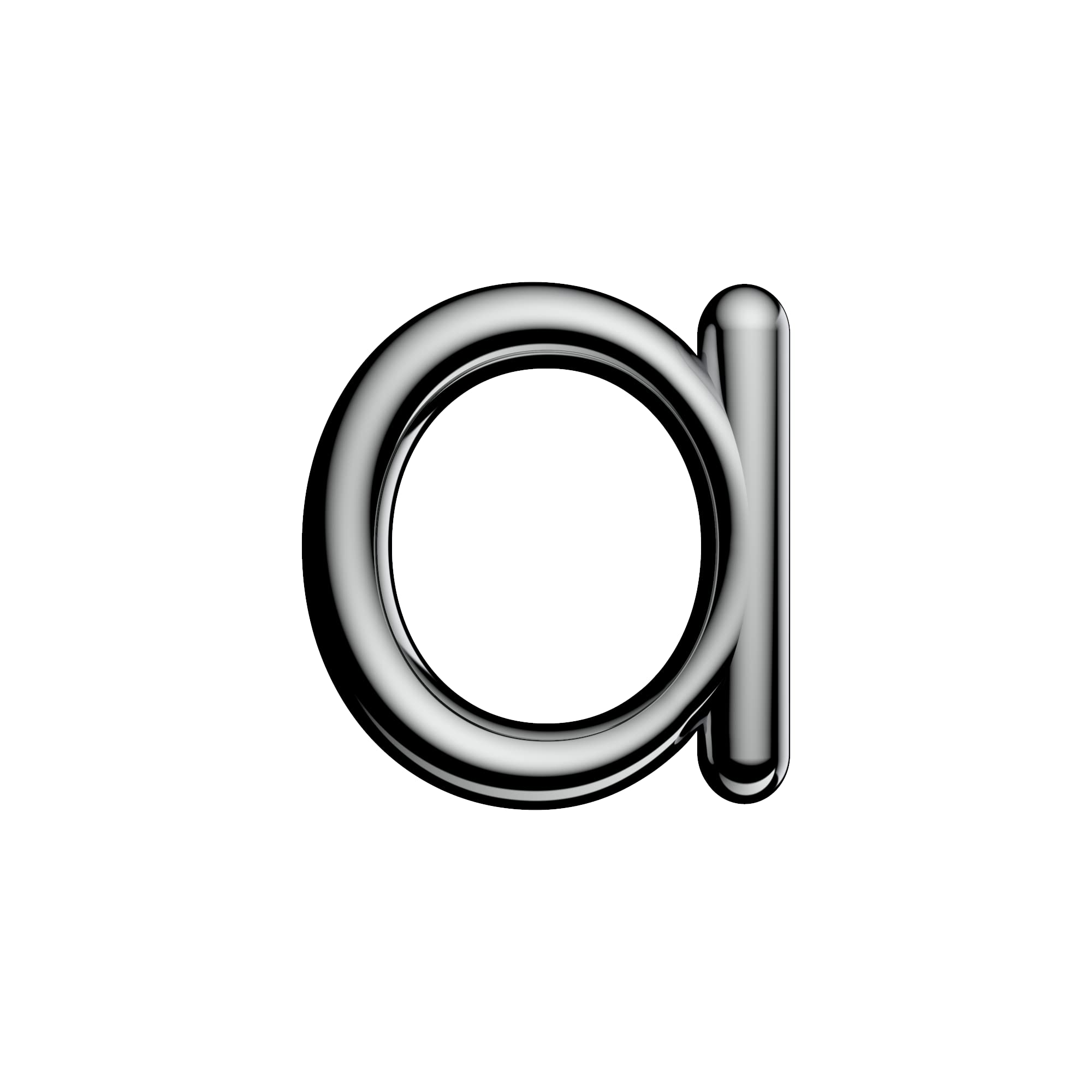 Ultion Sweet Chrome Door Numbers 'a' - 3inch height - Self Adhering, No Drilling or Screwing Required …