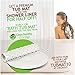Clean Healthy Living Heavy Duty PEVA Clear Shower Curtain Liner with Magnets & Suction Cups - 70 X 71 in. Long