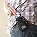 USA Gear Small Digital Camera Case with Wrist Strap, Belt Loop - Camera Case Small Compact Compatible with Canon Powershot Elph, Pouch G7 Mark iii, Nikon Coolpix, Cybershot, Pixpro & More (Black)