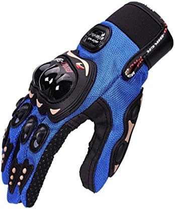 Wonzone Motorbike Protective Carbon Fiber Powersports Off-Road Racing Cycling Motorcycle Full Finger Motocross Motor Gloves