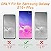YOUMAKER Kickstand Case for Galaxy S10 Plus, Built-in Screen Protector Work with Fingerprint ID Full Body Heavy Duty Protection Shockproof Cover for Samsung Galaxy S10+ Plus 6.4 inch - White