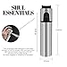 Shul Essentials Cooking Oil Sprayer for Kitchen, Grill/Pan Greaser, Salad Dressing Mister, Refill Olive Canola Vegetable Coconut Vinegar, NonAerosol Clog Free Pressure Pump Dispenser Stainless Steel