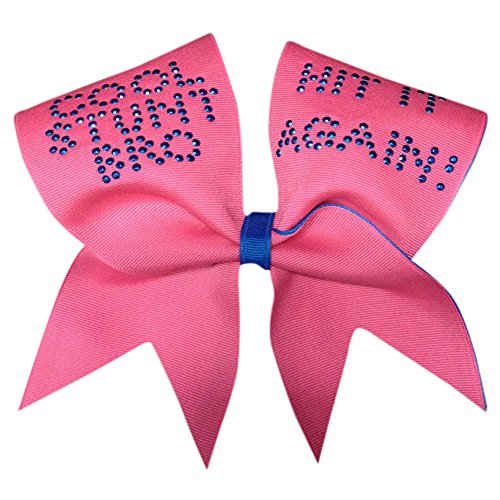 Chosen Bows Cool Stunt Bro Cheer Bow, Neon Pink