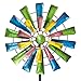 Bits and Pieces - Set of Two (2) Dots and Paddle Mini Wind Spinners - Decorative Kinetic Wind Mills - Unique Outdoor Lawn and Garden Décor, Lawn Ornaments