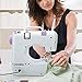 Sewing Machine by Galadim (LED Sewing Light, Foot Pedal) - Electric Overlock Sewing Machines - Small Household Sewing Handheld Tool GD-015-AI