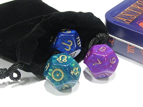 Astrodice: Astrology Divination Fortune Telling Dice by Koplow Games [並行輸入品]