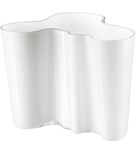 Amazon.com: Iittala Alvar Aalto 120mm White Vase : Home & Kitchen
