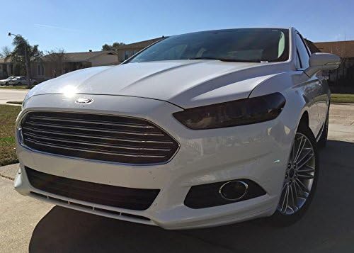 amazon com precut vinyl tint cover for 2013 2016 ford fusion headlights 20 dark smoke automotive precut vinyl tint cover for 2013 2016 ford fusion headlights 20 dark smoke