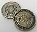 Stunning ST. Michael Patron Saint of Law Enforcement Challenge Coin. Cast with Beautiful Iron Plating & Ancient Bronze