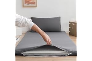 GDDUOYUE Zippered Mattress Encasement - Full Coverage Waterproof Mattress Protector with Extra Long Zipper | Non-Slip Polyest