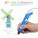 Myriwell 3D Pen DIY 3D Printer Pen Drawing Pens 3d Printing Best for Kids with ABS Filament 1.75mm Christmas Birthday gift