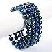 Lapis Chrysocolla Gemstone 8mm Round Beads Stretch Bracelet 7