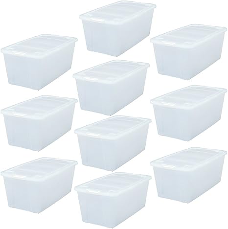 Amazon 10個セット 押入れ収納 収納ボックス 収納ケース ローラー付き 740 アイリスオーヤマ 収納ケース ボックス オンライン通販