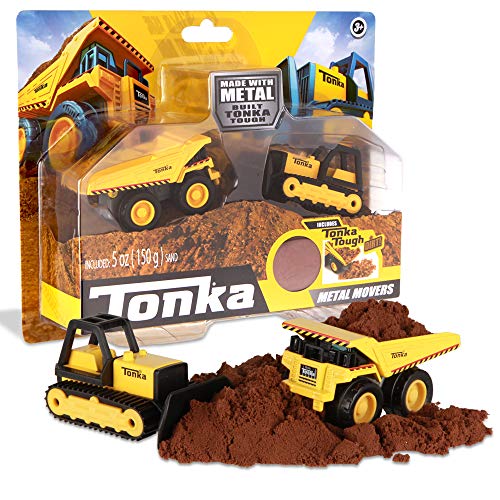 Tonka Metal Movers Combo Pack Mighty Dump Truck & Bulldozer