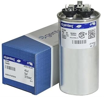 Heil 1172124 45 5 Uf Mfd 370 Volt Vac Genteq Replacement Round Dual Run Capacitor Amazon Com Industrial Scientific