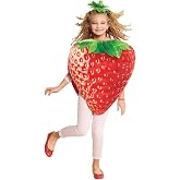 Seasons Halloween Costume Children Strawberry Costume Fruit Costume (3-5T,18W X 21L), Red, Small