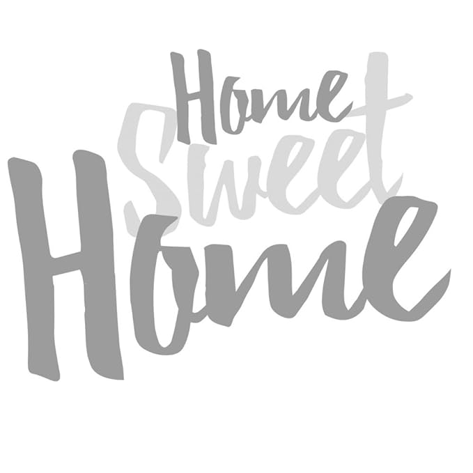 Annastore Holzschrift 3D Home Sweet Home 20 cm Schriftzug Buchstaben Holzbuchstaben Holzschriftzug